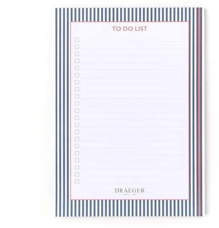 DRAEGER PARIS 1886 Pappersvaror 15 x 21 cm - To Do A5 Raye - 2026 - FSC-papper