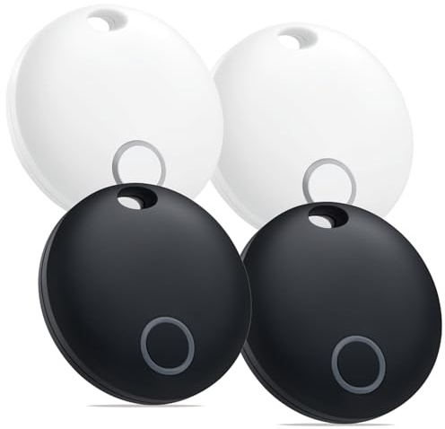 Bestray Air Tracker Tags, Smart Tracker Works with Find My App (iOS Only), Luggage Tracker for Keys, Backpack, Wallet, Replaceable Battery, IP67 Waterproof