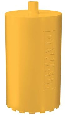 DEWALT DT9771-QZ Couronne Diamant Forage en Eau, Jaune, 127 x 400 mm