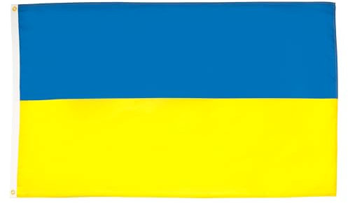 AZ FLAG Bandera de Ucrania 150x90cm - Bandera UCRANIANA 90 x 150 cm