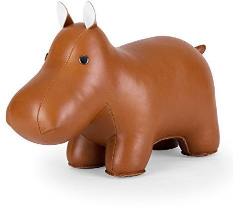 Züny, ZCDV0023T, Hippo, Bookend, Door Stopper, Tan-Brown (2kg)