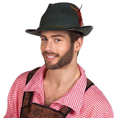 Boland 54236 - Hut Walter, bayerischer Trachten-Hut, Mütze, Kopfbedeckung, Volksfest, Bayer, Kostüm, Karneval, Mottoparty