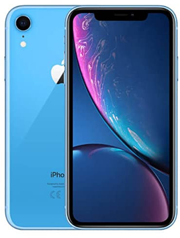 Apple iPhone XR (64GB) - Azul (incluye Earpods, adaptador de corriente)