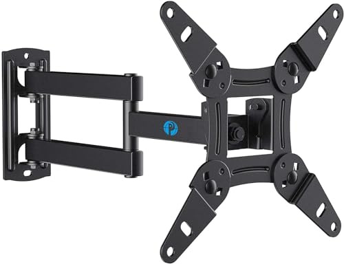 Pipishell TV Wall Mount Swivel Arms Tilting Swivel Mount for Most 13 42 LED LCD Screens Max VESA 200x200mm up to 20kg