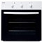 Haden 60cm Built in Oven - 60cm Electric Built In Oven with Fan Assist, 60L, White, Minute Minder - 9min Timer - 5 cooking functions - Easy Cleaning