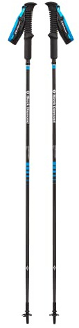 Black Diamond DISTANCE CARBON Z Z-POLES, Ultra-leichte Trekkingstöcke (Trailrunning-Stöcke), klein faltbar, Carbon, Länge: 105 cm