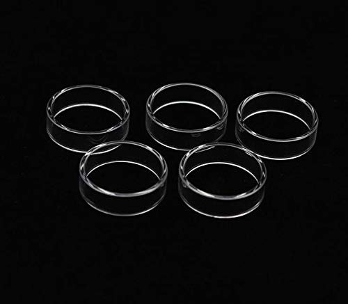 5PCS Reemplazo Del Tubo De Cristal En Forma For Geekvape Blitzen RTA Recta De Versión Y 5 Ml De Grasa Versión Burbuja De Cristal Del Tanque ( Color : 2ml Straight , tamaño : Fit for Blitzen RTA )