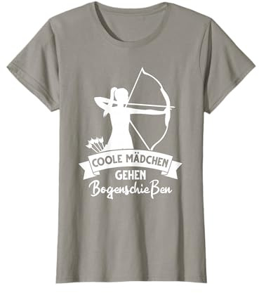 Pfeil Bogen Bogenschützen Coole Mädchen Gehen Bogenschießen T-Shirt