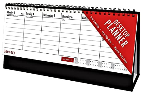 2027 Easy-Flip Desktop Planner Week to View (Stand Alone Planner SMP3049))
