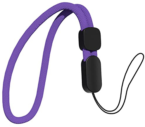 oakxco Lanyard Compatible with Airpods Pro 2 Loop Adjustable Hand Wrist Nylon Strap, Lanyard for Cell Phone/Camera/Switch/iPods Pro 2nd/ Airpods 1/ 2nd/ 3rd/ Pro Case, Purple