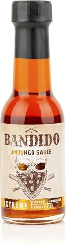 Salsa Picante Jindungo Bandido - Frasco de 100 ml - Salsa con Raíces Angoleñas - A Base de Pimiento Jindungo, Aceite de Girasol y Limón - Producto Gourmet de Origen Portugués