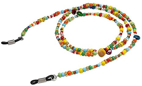 SAFIGLE 2stücke Brillenhalter Kette Perlen Für Sonnenbrillen Brillenkette Brillenband Brillenlanyard Zum Tragen Am Hals