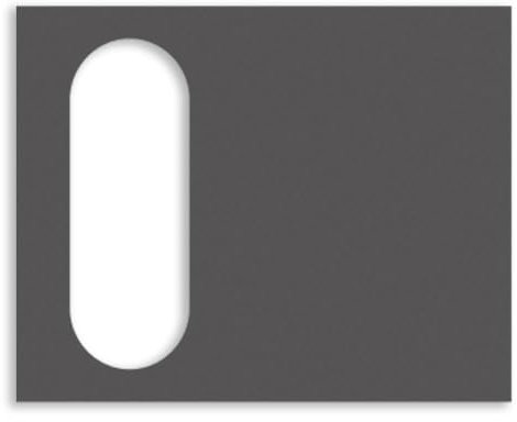 Jung Edelstahl Design Modernes V2A Edelstahl Türschild für Reolink Smarte Video Türklingel - Klingelschild 20x16 cm Haustürschild mit Namen individuell personalisierbar (Eisenglimmer db 703)