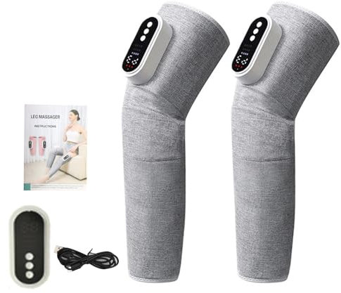 Relaxing Knee and Leg Massage Wrap Adjustable Heated Massager Pad Electric Knee Warmer for Home Or Office Use