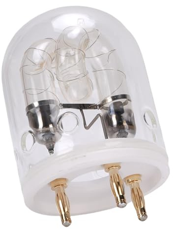Sxhlseller Remplacement de L'ampoule pour AD600 AD600BM AD600B Flash Tube 600W Lumière Stroboscopique en Verre de Quartz avec 5500K ± 200K CRI≥ 90 pour la Photographie de Portrait
