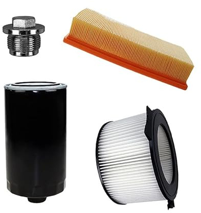 BESTPRICE Inspektionspaket Filterset mit 1x Luftfilter, 1x Innenraumfilter, 1x Ölfilter inkl. Schraube & Dichtring, Kompatibel mit VW TRANSPORTER T4