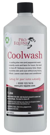Pro-Equine COOLWASH AWARD WINNING NON-RINSE COOLING AID FOR HORSES 1 LITRE