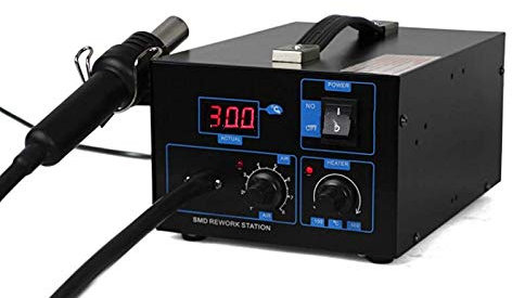 GOWE Air Pump Type Digital Hot Air Rework Station 2 in 1 Hot Air Gun Soldering Station