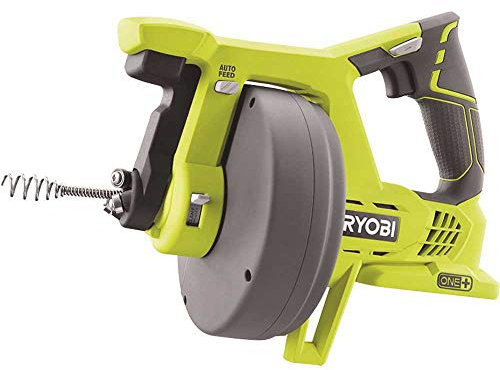 Ryobi P4001 One+ 18V Lithium-Ionen-Ablaufschlangenbohrer für Waschbecken oder Toiletten (Batterie nicht im Lieferumfang enthalten, nur Elektrowerkzeug)