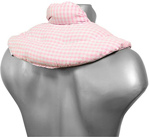 Giraffenland Neck Pillow rose/white organic | rapeseeds | Heat Pad. Warming Neck Cushion, Neck Warmer