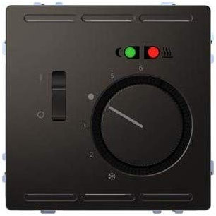 Merten Fußbodentemperaturregler MEG5764-6034 230V Schalt.Anth System Design Raumthermostat 4042811199241