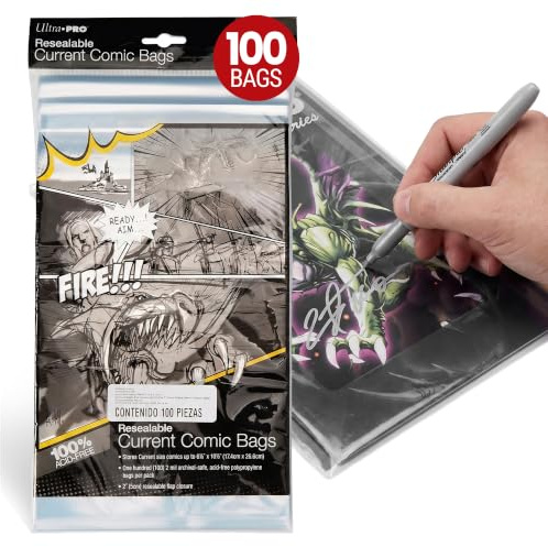 Ultra Pro Comic Bags (100-Piece)