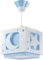 Dalber Lámpara de Techo Infantil Luna y Estrellas MoonLight 63232T Azul, 60 W, lámparas infantiles