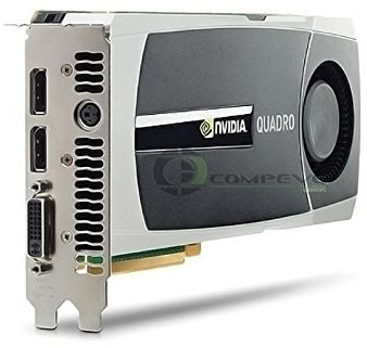HP Ws096at Quadro 5000 - Tarjeta gráfica de 2,50 GB GDDR5 SDRAM - PCI Express 2.0x16 Smart Buy - Tarjeta gráfica NVIDIA Quadro 5000, 2,5 GB V-Card. 2560 x 1600 - DisplayPort - DVI