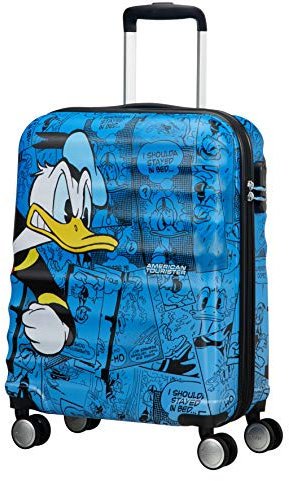 American Tourister - Disney Wavebreaker Spinner Koffer, 55 cm, 36 L, Donald Duck