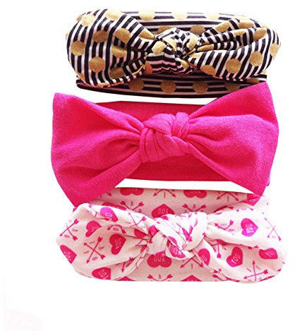 VELLETTE Mädchen Stirnbänder verknotete Stirnbander Top Knot Madchen Haarband Turban Haarreifen Knot Stirnband Kleinkind Stirnband Vor Ort Kaninchenohren Knit Hairband