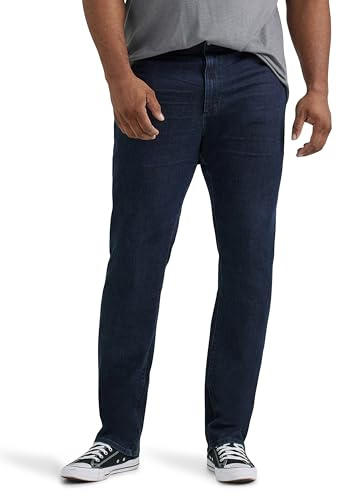 Lee Men's Big & Tall Extreme Motion Athletic Taper Jean Zander 44W x 32L