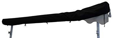 Jet-Line® | Markisen Abdeckung | Abdeckplane Gelenkarm Markise | Maße: 4 m Breite | schwarz | Staub und Regen Schutz | Markisenabdeckung | Markisenschutzhülle | Markisenhülle