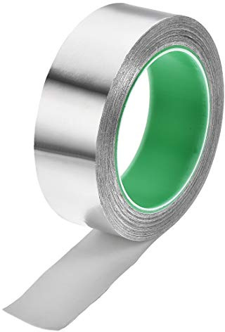uxcell 35mm Aluminum Foil Tape High Temperature Tape for HVAC,Sealing,Patching Hot and Cold Air Ducts Adhesive Tape 20m/65ft