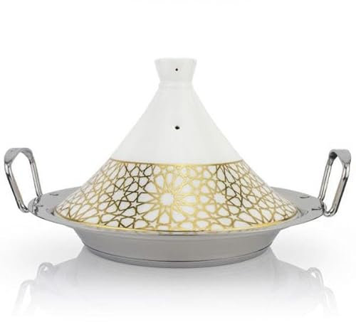 Moroccan Tagin Tajin Royal Ceramic Induction Saucepan Diameter 30 cm Oriental Cooking Pot