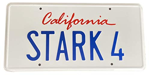 Stark 4 Tony Stark Prop - Placa de matrícula (aluminio, 300 x 150 mm)