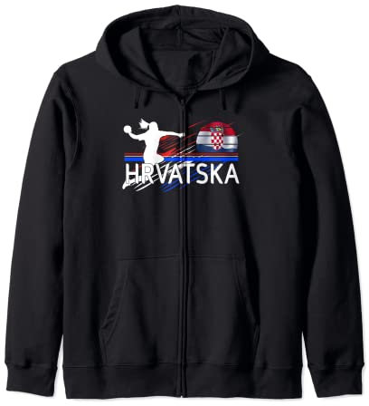 Handball Kroatien Hrvatska Kapuzenjacke