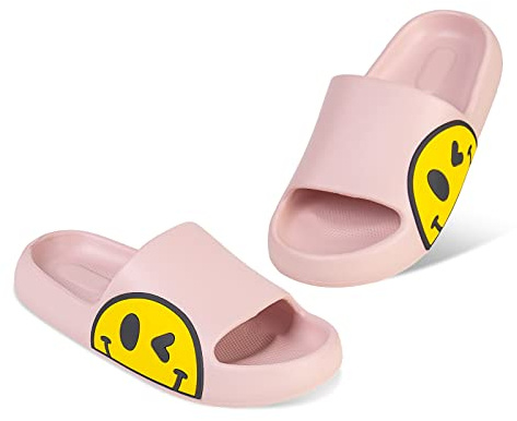 Ciabatte Donna Uomo estive da Spiaggia Sandali,Infradito Morbide Scarpe da doccia Antiscivolo Pantofole estive per Bambino ed Bambina per interni esterni(rosa,39/40)