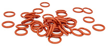 30PCS Rosso Silicone O-Ring Silicone VMQ 1.5mm Spessore O Anello Guarnizione Guarnizione Anelli Rondella,18x15x1.5mm