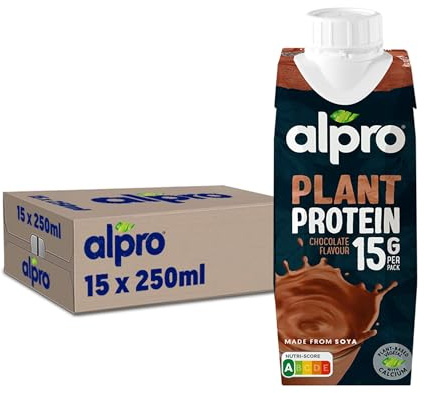 Alpro - Boisson végétale - Soja protéine goût chocolat - 250ml - Lot de 15x250ml