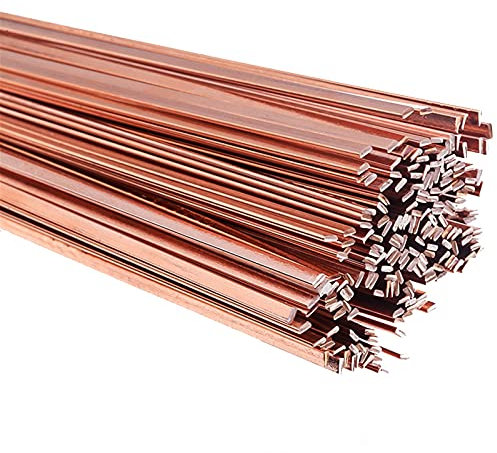 BREAKA Messing-Schweißdraht, Flache Kupfer-Phosphor-Löt-Schweißstäbe, speziell for das Schweißen von Kühlschrank-Klimaanlagenrohren (Size : 1KG)