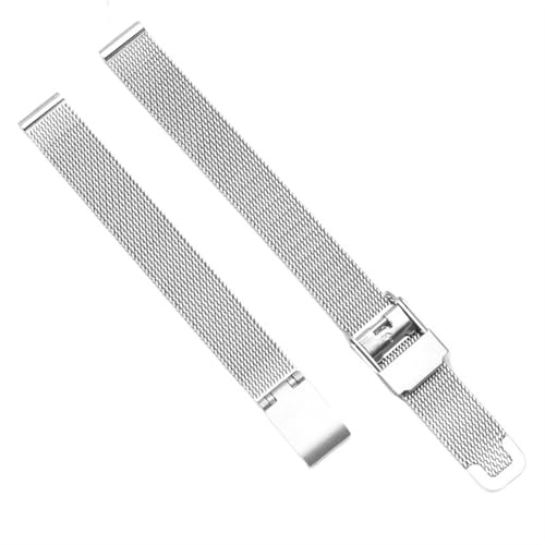 HBGRVCKS Uhrenarmband aus Edelstahlgewebe 8 10 12 13 14 15 16 17 18 20 22 24 mm Unisex-Uhrenarmband, Ersatzarmband for herkömmliche Uhren oder Smartwatches