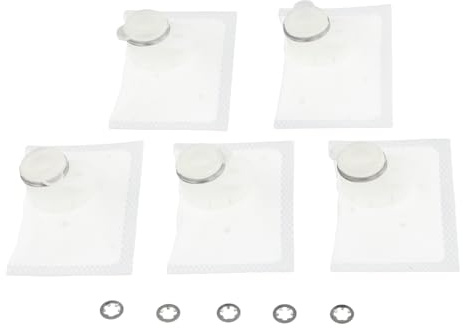 Joskeijky 5 Pezzi Filtro Pompa del Carburante Moto Filtro del Carburante Adatto per R1 R6 R6S R6R FZ8 2003-2016