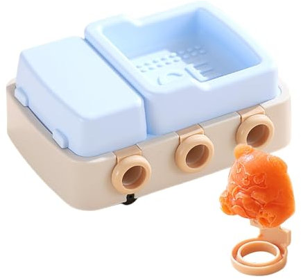 Moldes de silicona de helado, moldes de paletas caseros, Moldes de silicona de paletas caseros con tapa, El suministro suave de dulces de congelación de 6 celdas para arcilla, chocolate, goma, pasta