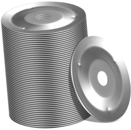 Warmhm 50stücke Trommelring Aus Edelstahl Für Percussion Becken-Ching-Ring Mit Tamburin-Effekt Geeignet Für Trommelbecken-Begleiter Und Tamburin-Ringe Langlebiges Trommelzubehör