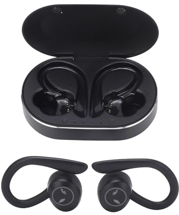 Aramox Auriculares Inalámbricos Q25 Pro ANC, Estéreo HiFi y bajo Profundo, Diseño de Oídos con BT 5.1 para Conducir, Deportes, Viajes, Cancelación de Ruido (Black)
