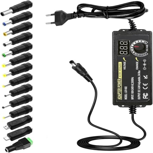 GERUI 1 Satz SATA PATA IDE zu USB 2.0 Adapter Kabel für 2,5-Zoll-3,5-Zoll | SSD/CD-ROM/CD-RW/DVD-ROM mit Stromkabel für PC-Desktop-Laptops