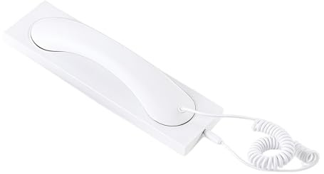Auricular para teléfono móvil - Conector con cable tipo C para teléfonos fijos | Con micrófono auricular de teléfono retro con cable | Para decoración del hogar, hogar, lugar de trabajo, escuela
