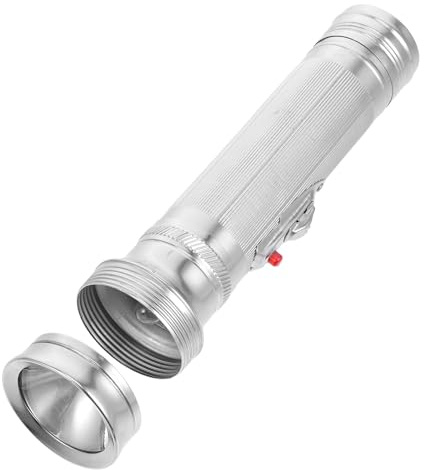 Healeved Linterna Antigua de Aluminio para Actividades al Aire Libre y Supervivencia, Linterna Pequeña Portátil Luz Potente