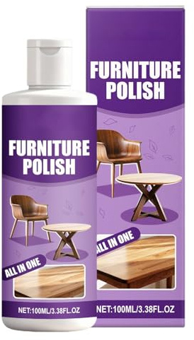 Wood Furniture - 100ml Restorer Spray, Table Care Conditioner, Shine Enhancer, Furniture Maintenance Spray | Leather Sofa Seat Kitchen Cabinet Table Counter Floor Household Care Solutio