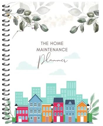 Carnet De D'entretien Maison Planificateur Mensuel De Rénovation Domestique